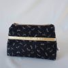 Trousse de toilette tissu japonais Libellule