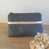 trousse de toilette japonais, chanvre, vert