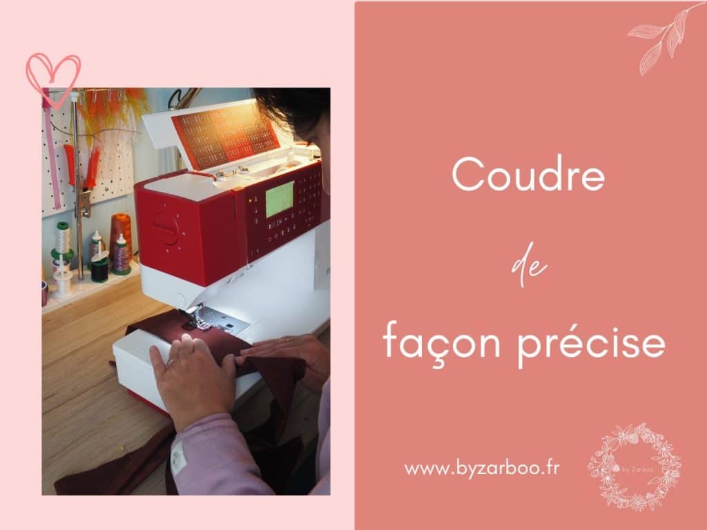 Coudre de façon précise