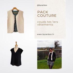 Atelier couture : Couds tes 1ers vêtements : gilet de berger, blouse sans manche, short