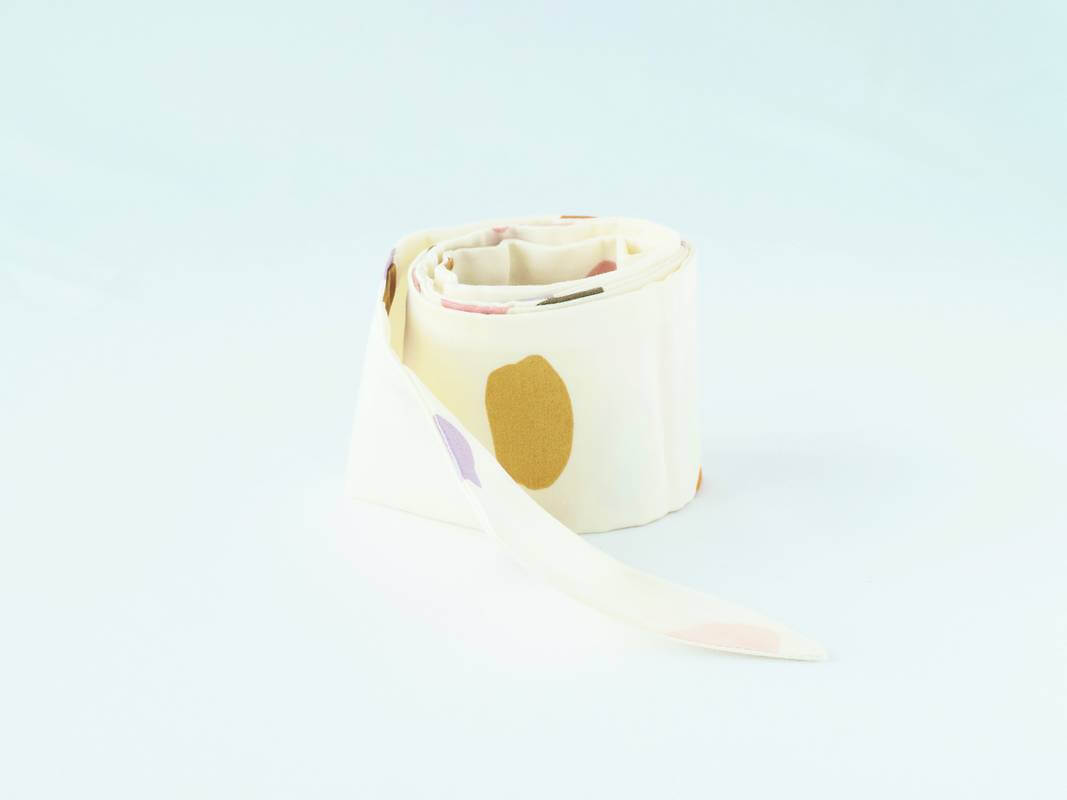 Bandeau coton écru tacheté
