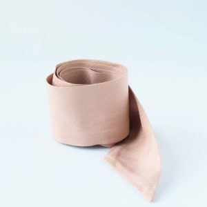 Bandeau viscose plumeti maple (beige rosé)