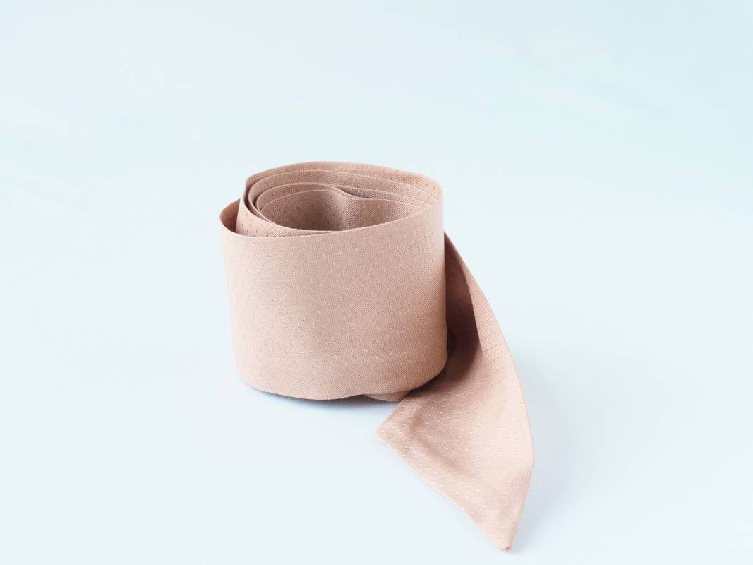 Bandeau viscose plumeti maple (beige rosé)