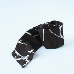 Bandeau viscose noir et blanc