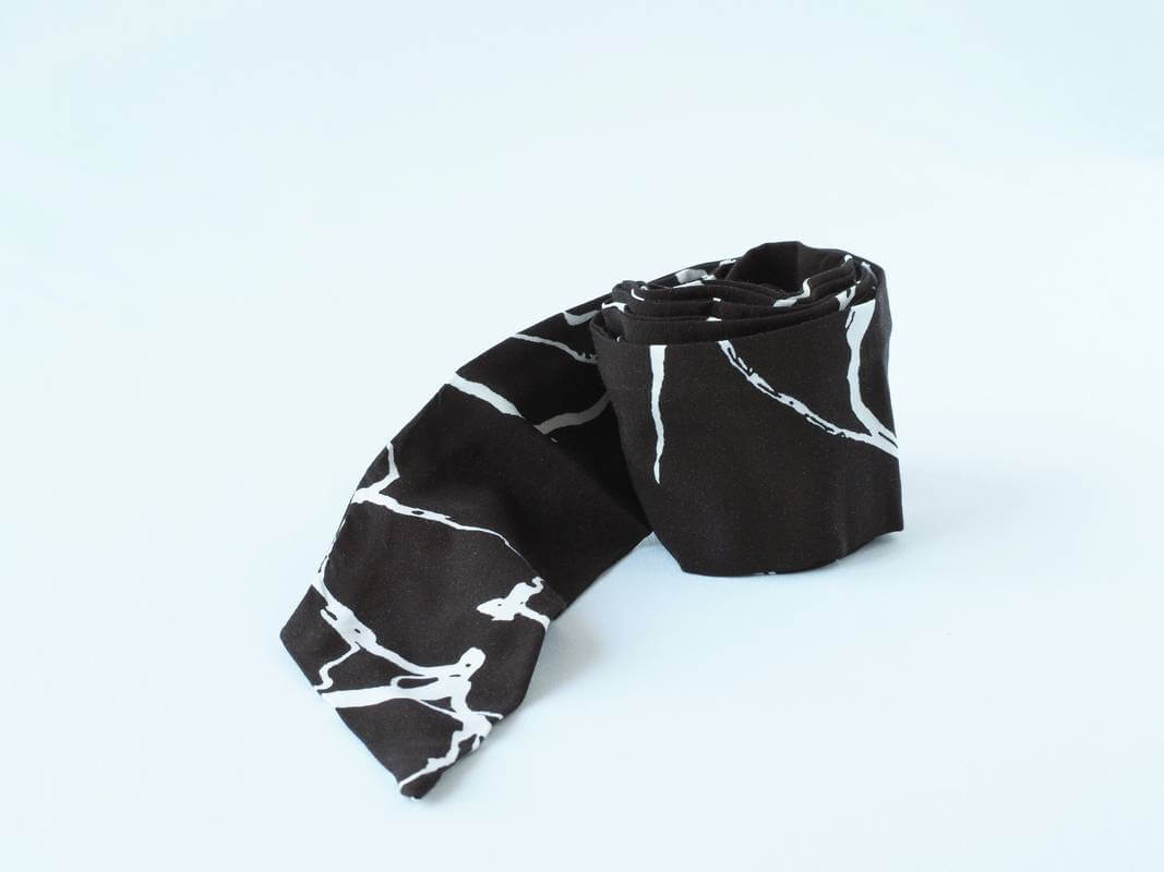 Bandeau viscose noir et blanc