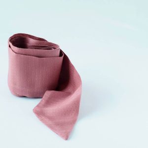 Bandeau viscose plumetis vieux rose