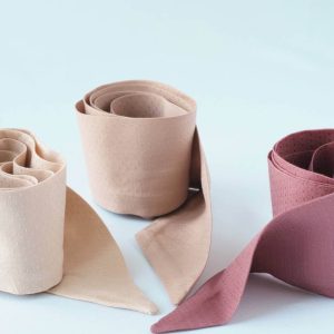 Bandeau viscose plumetis nude, maple, vieux rose